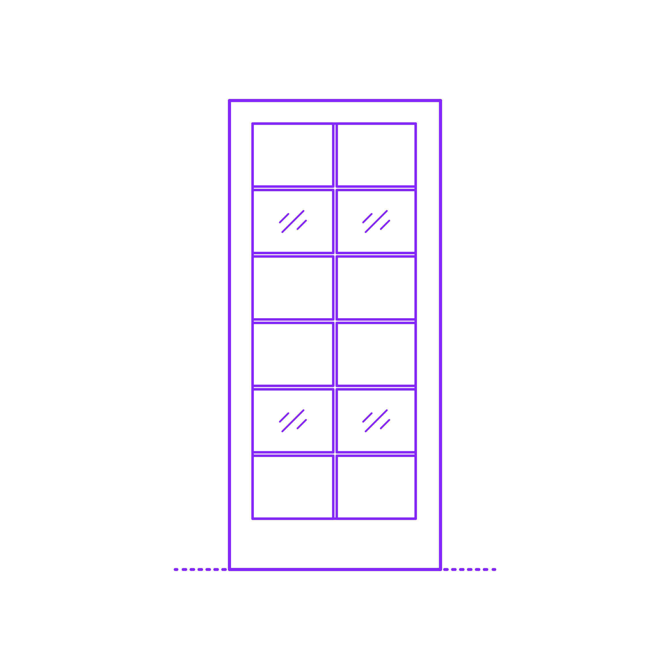 Buildings Interior Doors Lite Interior Door Grid 12 Panels Line Art Illustration Svg Free Vectors